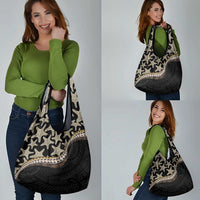 Beige Polynesian Starfish Unique Pattern Grocery Bag LT01 - Polynesian Pride