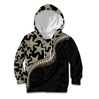 Beige Polynesian Starfish Unique Pattern Kid Hoodie LT01 Hoodie Beige - Polynesian Pride