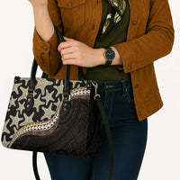 Beige Polynesian Starfish Unique Pattern Leather Bag LT01 - Polynesian Pride