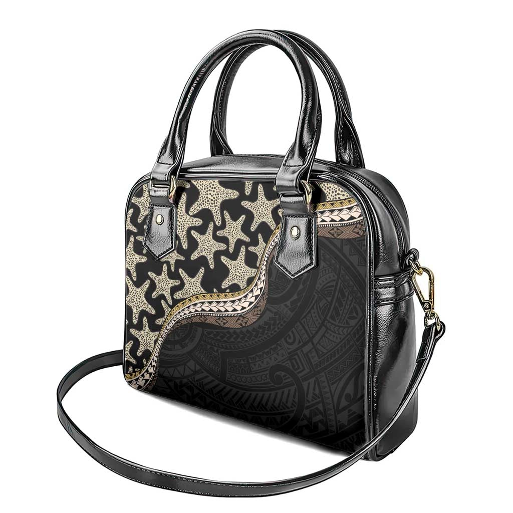 Beige Polynesian Starfish Unique Pattern Shoulder Handbag LT01 - Polynesian Pride