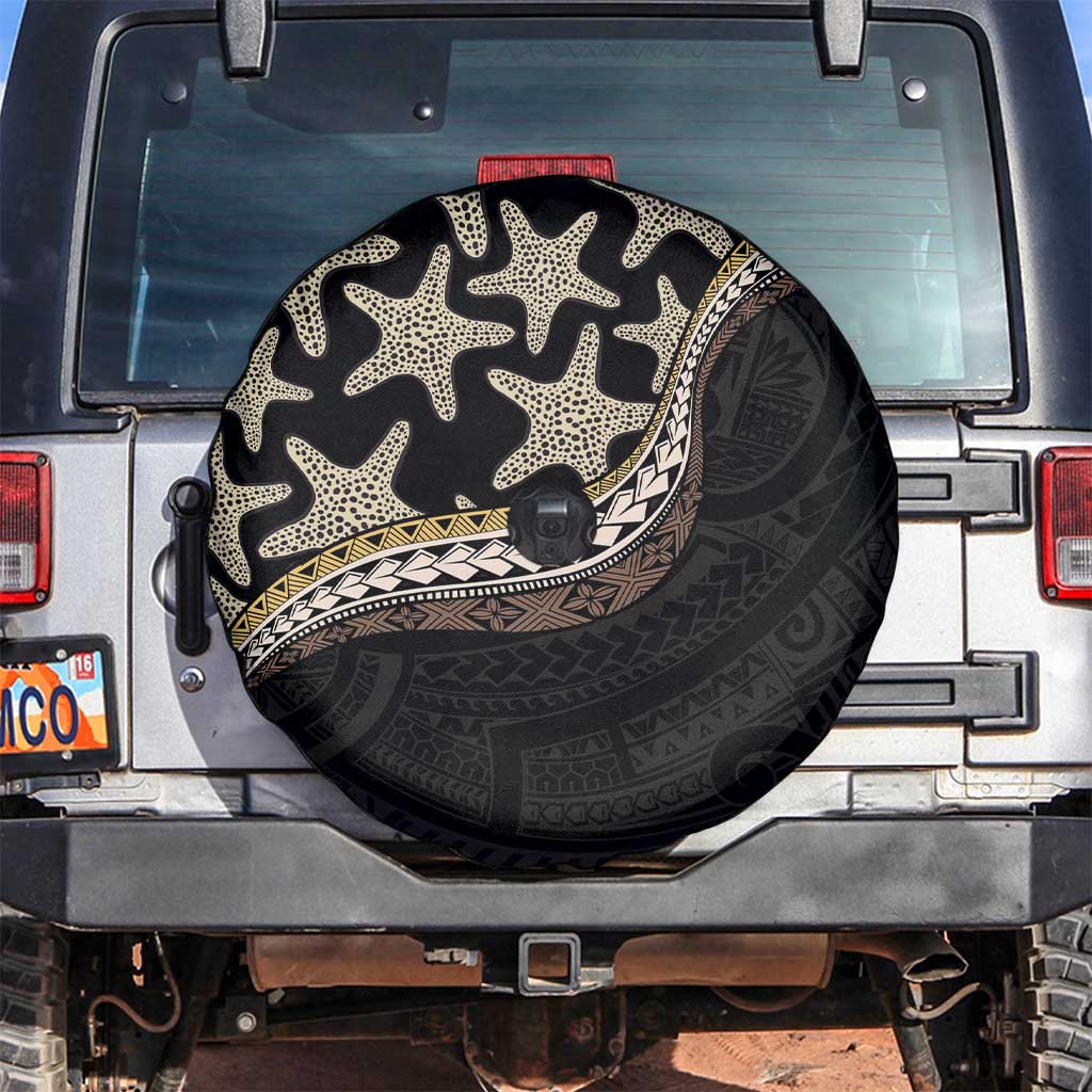 Beige Polynesian Starfish Unique Pattern Spare Tire Cover LT01 Beige - Polynesian Pride