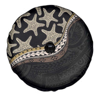 Beige Polynesian Starfish Unique Pattern Spare Tire Cover LT01 - Polynesian Pride