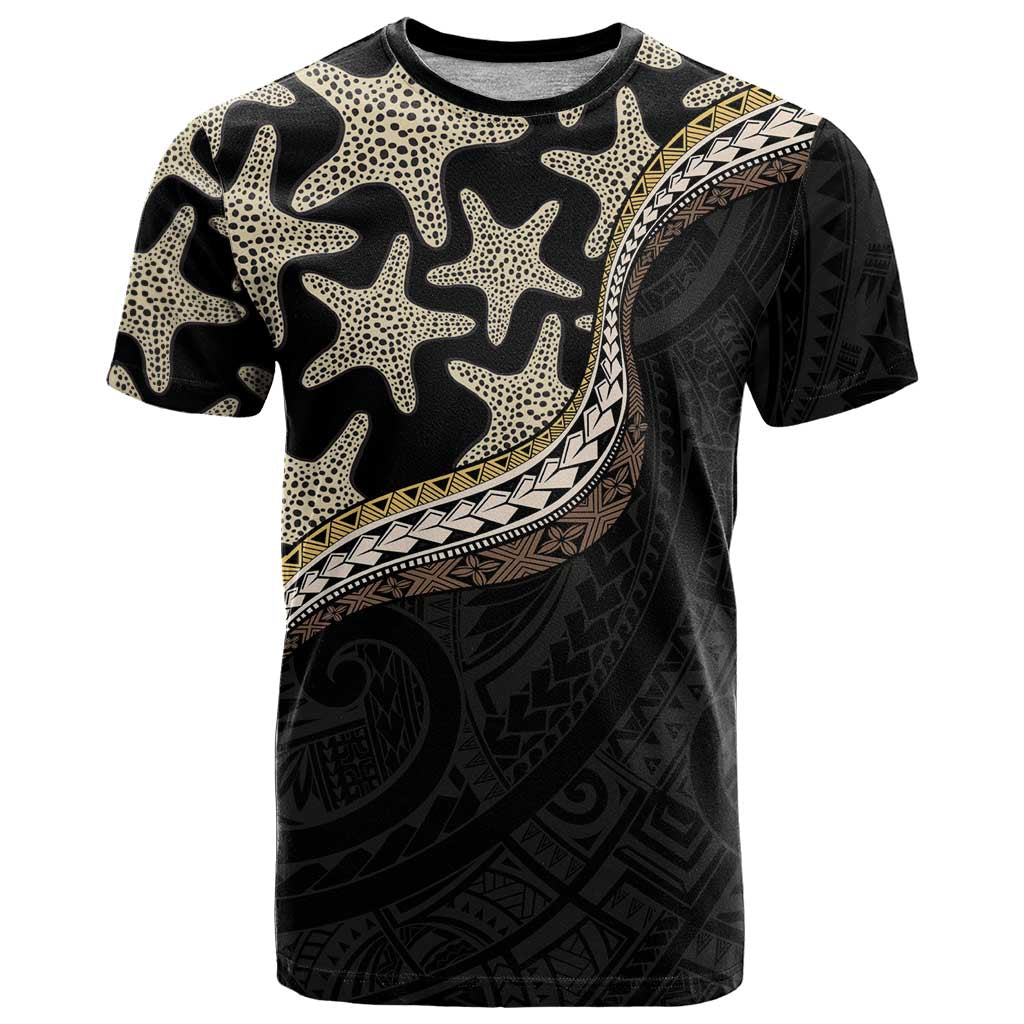 Beige Polynesian Starfish Unique Pattern T Shirt LT01 Beige - Polynesian Pride