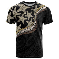 Beige Polynesian Starfish Unique Pattern T Shirt LT01 Beige - Polynesian Pride