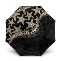 Beige Polynesian Starfish Unique Pattern Umbrella LT01 One Size Folded 11.42 inch Opened Diameter 37.4 inch Beige - Polynesian Pride
