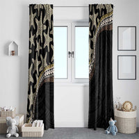 Beige Polynesian Starfish Unique Pattern Window Curtain LT01 - Polynesian Pride