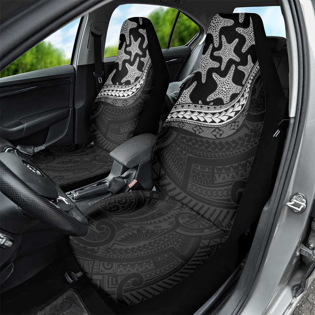 Monotone Polynesian Starfish Unique Pattern Car Seat Cover LT01 - Polynesian Pride