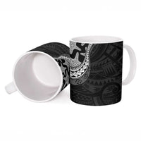 Monotone Polynesian Starfish Unique Pattern Ceramic Mug LT01 - Polynesian Pride