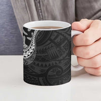 Monotone Polynesian Starfish Unique Pattern Ceramic Mug LT01 - Polynesian Pride