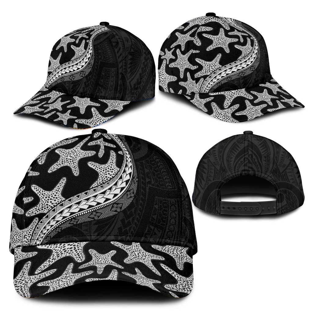 Monotone Polynesian Starfish Unique Pattern Classic Cap LT01 - Polynesian Pride