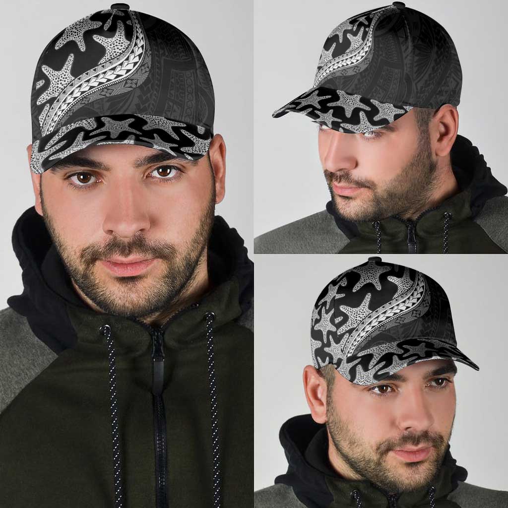 Monotone Polynesian Starfish Unique Pattern Classic Cap LT01 - Polynesian Pride