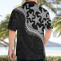 Monotone Polynesian Starfish Unique Pattern Hawaiian Shirt LT01 - Polynesian Pride