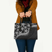 Monotone Polynesian Starfish Unique Pattern Leather Bag LT01 - Polynesian Pride