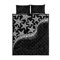 Monotone Polynesian Starfish Unique Pattern Quilt Bed Set LT01 - Polynesian Pride