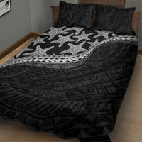 Monotone Polynesian Starfish Unique Pattern Quilt Bed Set LT01 - Polynesian Pride
