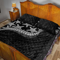 Monotone Polynesian Starfish Unique Pattern Quilt Bed Set LT01 - Polynesian Pride