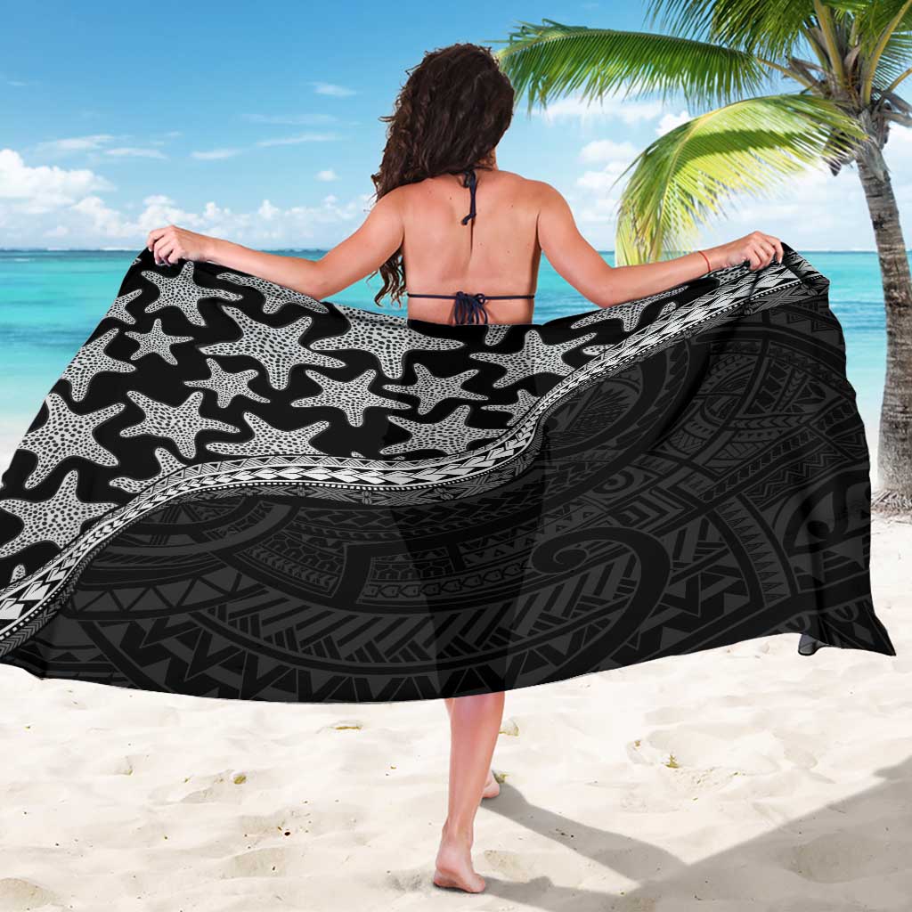 Monotone Polynesian Starfish Unique Pattern Sarong LT01 - Polynesian Pride