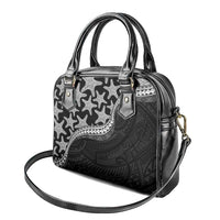 Monotone Polynesian Starfish Unique Pattern Shoulder Handbag LT01 - Polynesian Pride