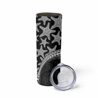 Monotone Polynesian Starfish Unique Pattern Skinny Tumbler LT01 - Polynesian Pride