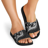 Monotone Polynesian Starfish Unique Pattern Slide Sandals LT01 - Polynesian Pride