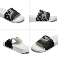Monotone Polynesian Starfish Unique Pattern Slide Sandals LT01 - Polynesian Pride