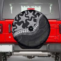 Monotone Polynesian Starfish Unique Pattern Spare Tire Cover LT01 - Polynesian Pride