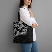 Monotone Polynesian Starfish Unique Pattern Tote Bag LT01 - Polynesian Pride
