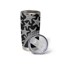 Monotone Polynesian Starfish Unique Pattern Tumbler Cup LT01 - Polynesian Pride