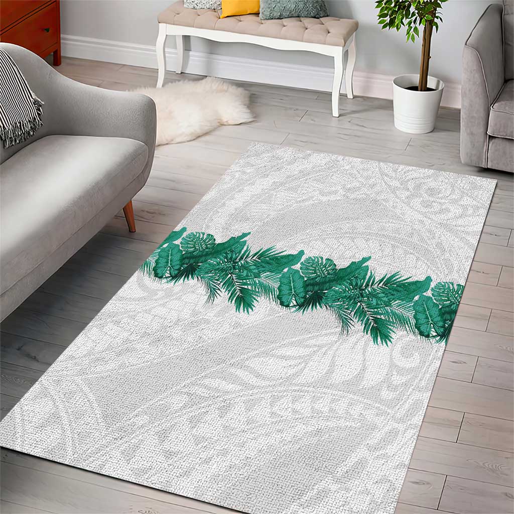 Hawaii Tropical Leaves Area Rug Polynesian Pattern LT01 - Polynesian Pride