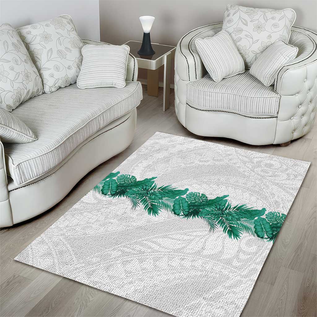 Hawaii Tropical Leaves Area Rug Polynesian Pattern LT01 - Polynesian Pride