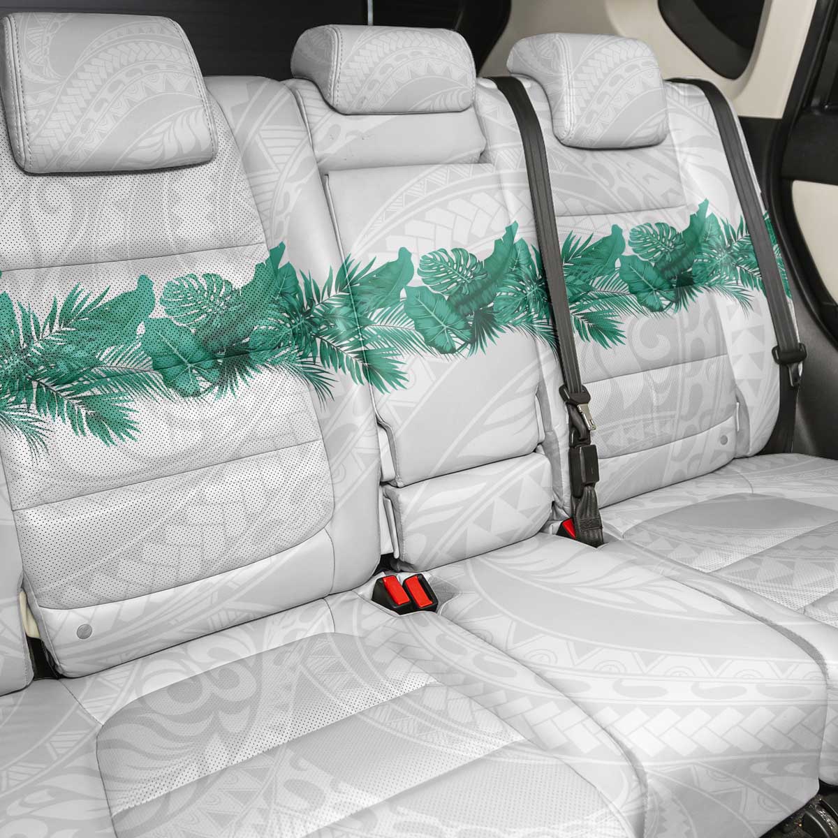 Hawaii Tropical Leaves Back Car Seat Cover Polynesian Pattern LT01 - Polynesian Pride