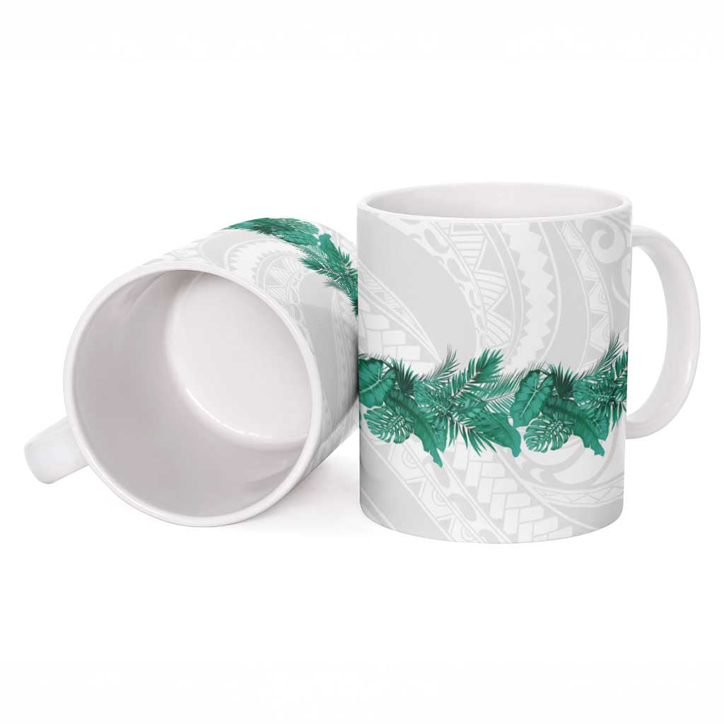 Hawaii Tropical Leaves Ceramic Mug Polynesian Pattern LT01 - Polynesian Pride