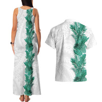 Hawaii Tropical Leaves Couples Matching Tank Maxi Dress and Hawaiian Shirt Polynesian Pattern LT01 - Polynesian Pride