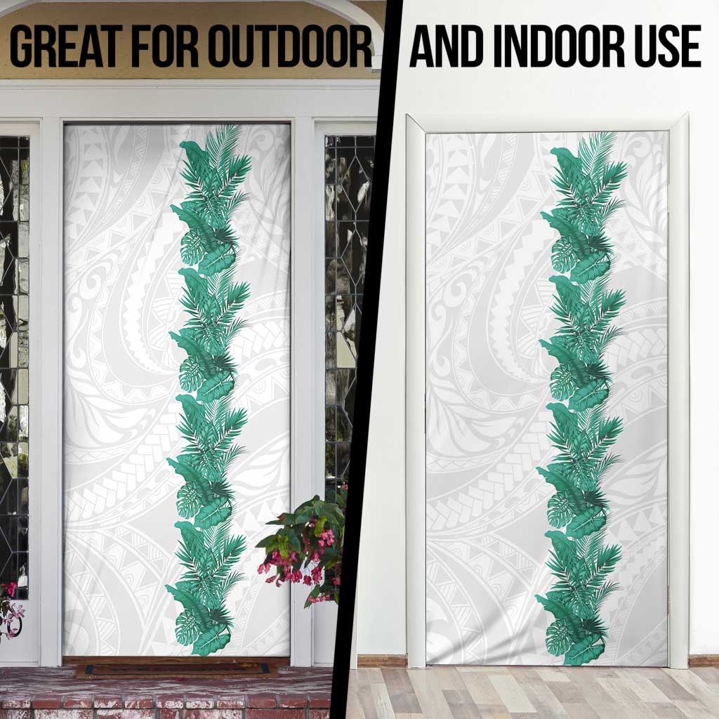 Hawaii Tropical Leaves Door Cover Polynesian Pattern LT01 - Polynesian Pride