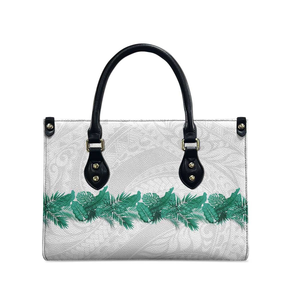 Hawaii Tropical Leaves Leather Bag Polynesian Pattern LT01 - Polynesian Pride