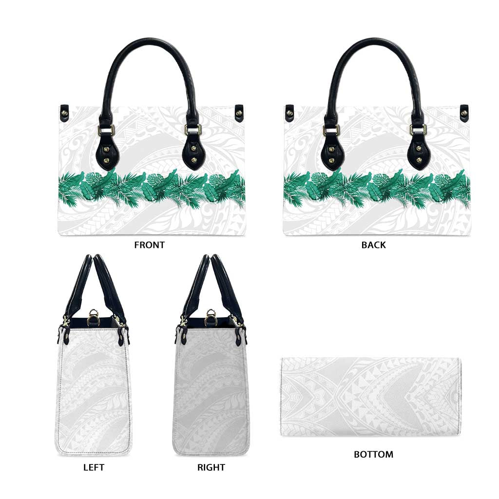 Hawaii Tropical Leaves Leather Bag Polynesian Pattern LT01 - Polynesian Pride