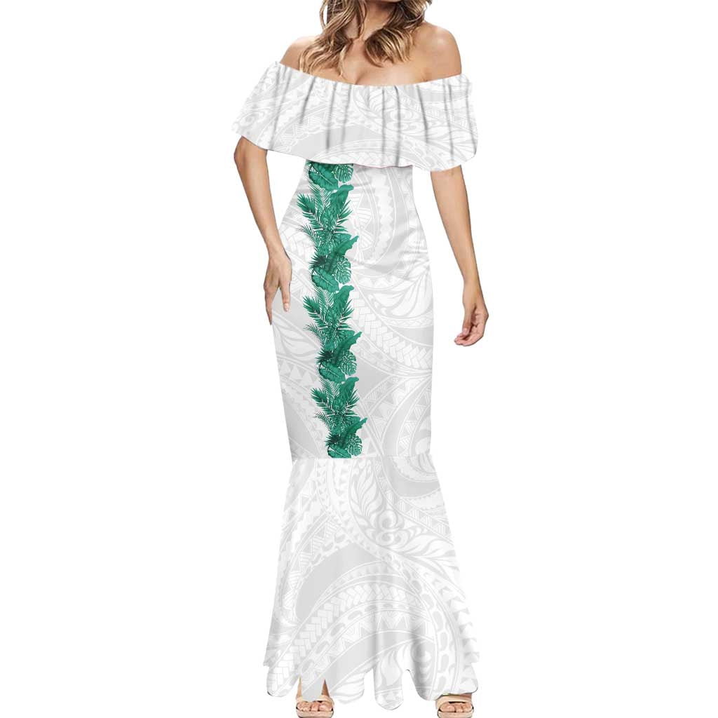 Hawaii Tropical Leaves Mermaid Dress Polynesian Pattern LT01 - Polynesian Pride