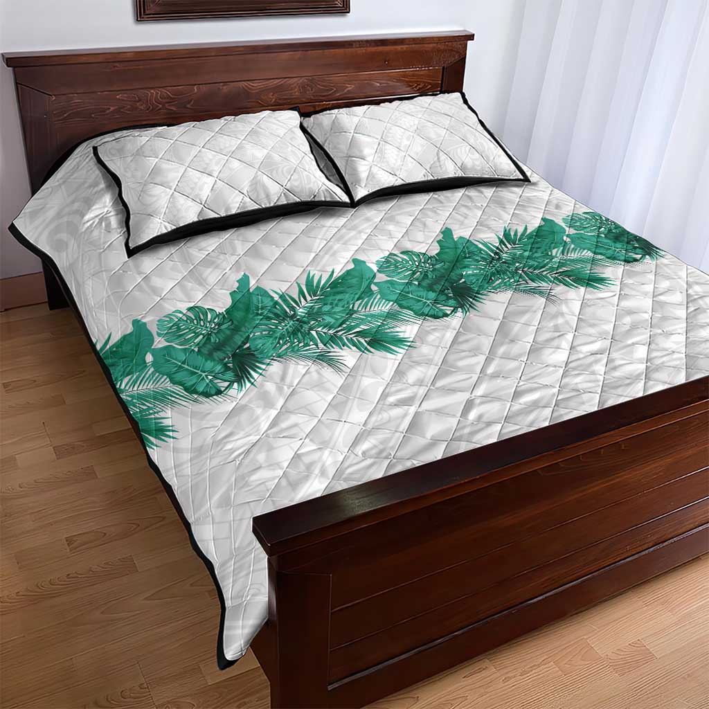 Hawaii Tropical Leaves Quilt Bed Set Polynesian Pattern LT01 - Polynesian Pride