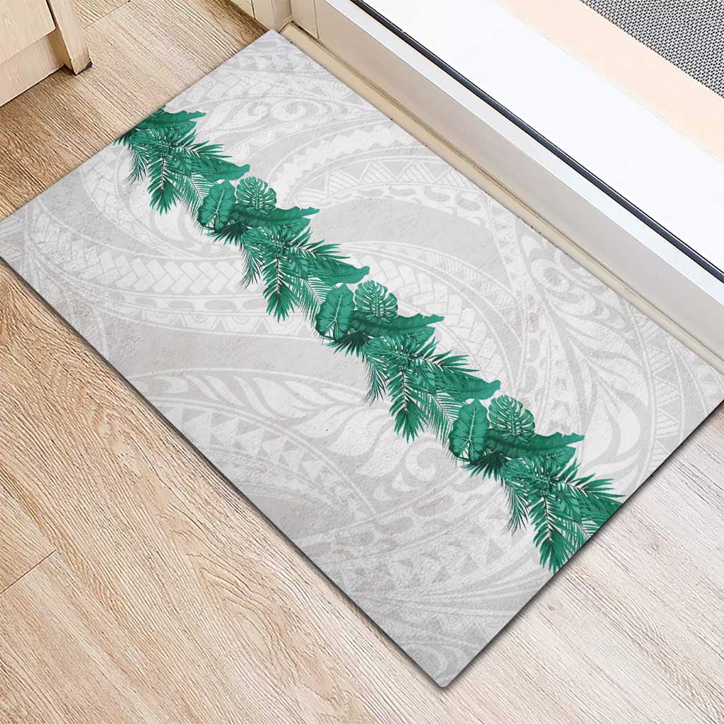 Hawaii Tropical Leaves Rubber Doormat Polynesian Pattern LT01 - Polynesian Pride