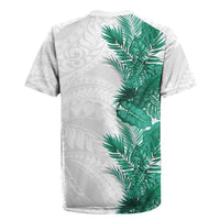 Hawaii Tropical Leaves Rugby Jersey Polynesian Pattern LT01 - Polynesian Pride