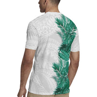 Hawaii Tropical Leaves Rugby Jersey Polynesian Pattern LT01 - Polynesian Pride