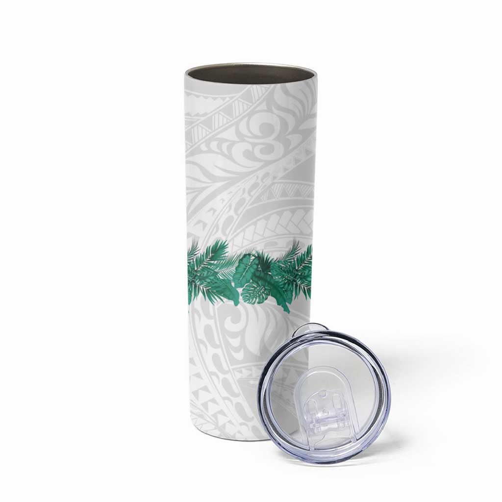 Hawaii Tropical Leaves Skinny Tumbler Polynesian Pattern LT01 - Polynesian Pride