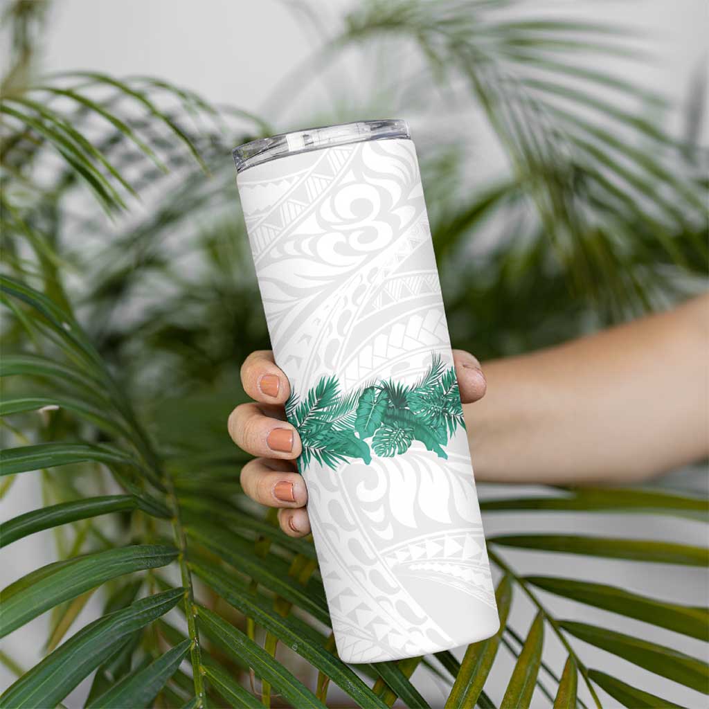 Hawaii Tropical Leaves Skinny Tumbler Polynesian Pattern LT01 - Polynesian Pride