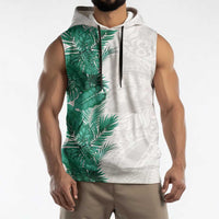Hawaii Tropical Leaves Sleeveless Hoodie Polynesian Pattern LT01 - Polynesian Pride