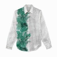Hawaii Tropical Leaves Women Casual Shirt Polynesian Pattern LT01 - Polynesian Pride