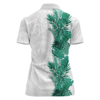 Hawaii Tropical Leaves Women Polo Shirt Polynesian Pattern LT01 - Polynesian Pride