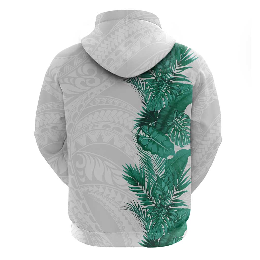 Hawaii Tropical Leaves Zip Hoodie Polynesian Pattern LT01 - Polynesian Pride