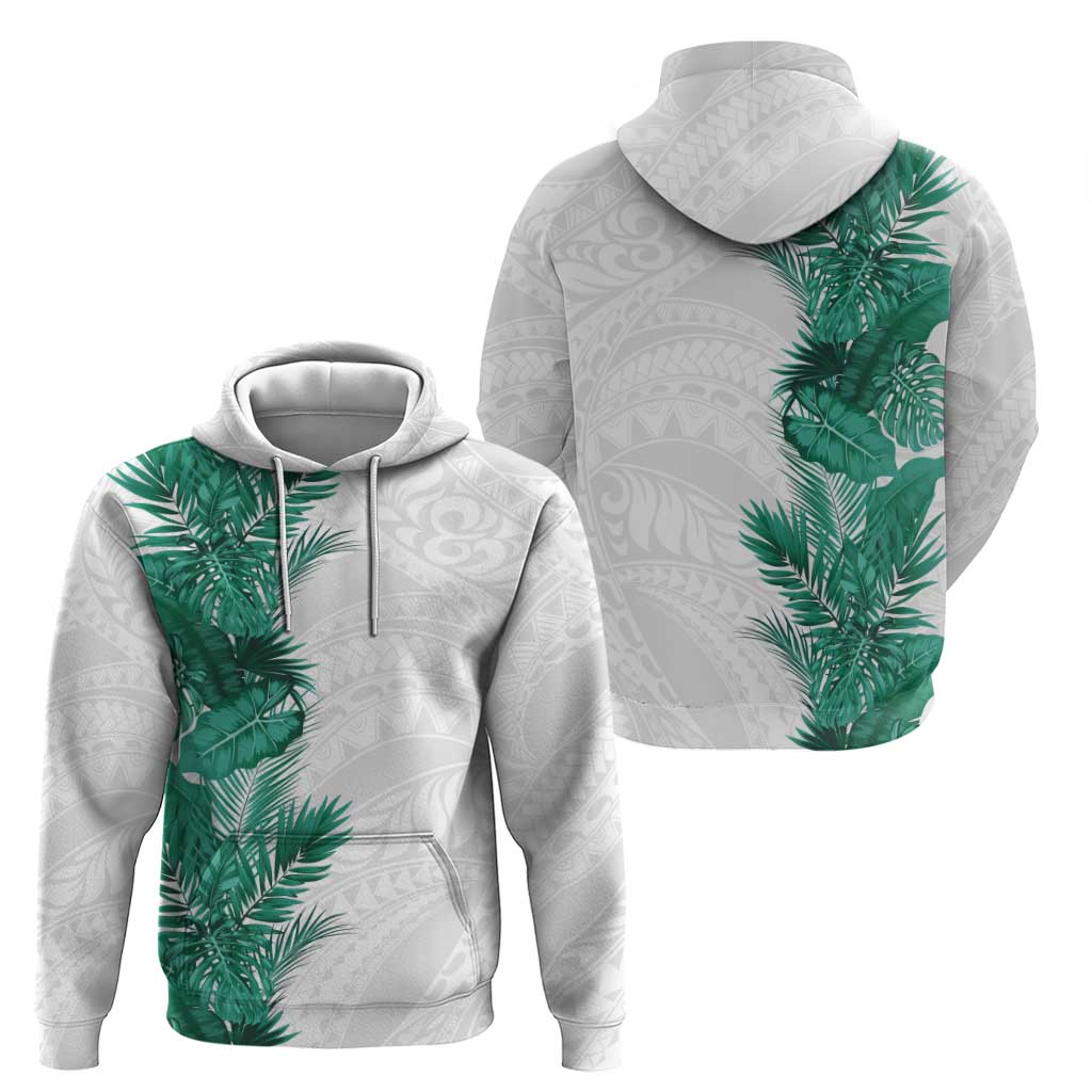 Hawaii Tropical Leaves Zip Hoodie Polynesian Pattern LT01 - Polynesian Pride