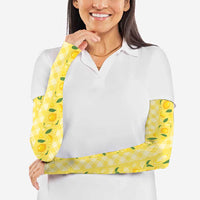 Hawaii Lemon Palaka Arm Sleeves Striped Stylized LT01 - Polynesian Pride