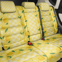 Hawaii Lemon Palaka Back Car Seat Cover Striped Stylized LT01 - Polynesian Pride